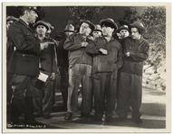 10" x 8" Glossy Photo From the 1936 Three Stooges Film "Half Shot Shooters" -- Very Good Condition